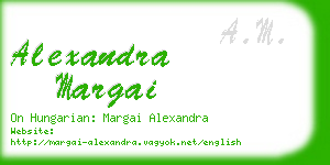 alexandra margai business card